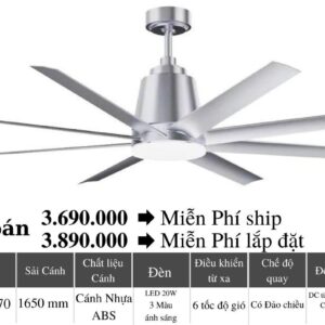 Quạt Trần Đèn Cao Cấp FL 5770