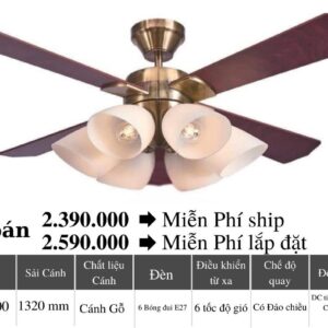 Quạt Trần Đèn Cao Cấp FL 5700