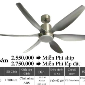 Quạt Trần Đèn Cao Cấp FL 990